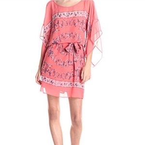 BCBGMaxAzria Lois Scarf Kimono Dress, Sz S